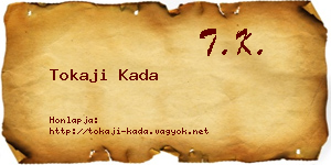 Tokaji Kada névjegykártya
